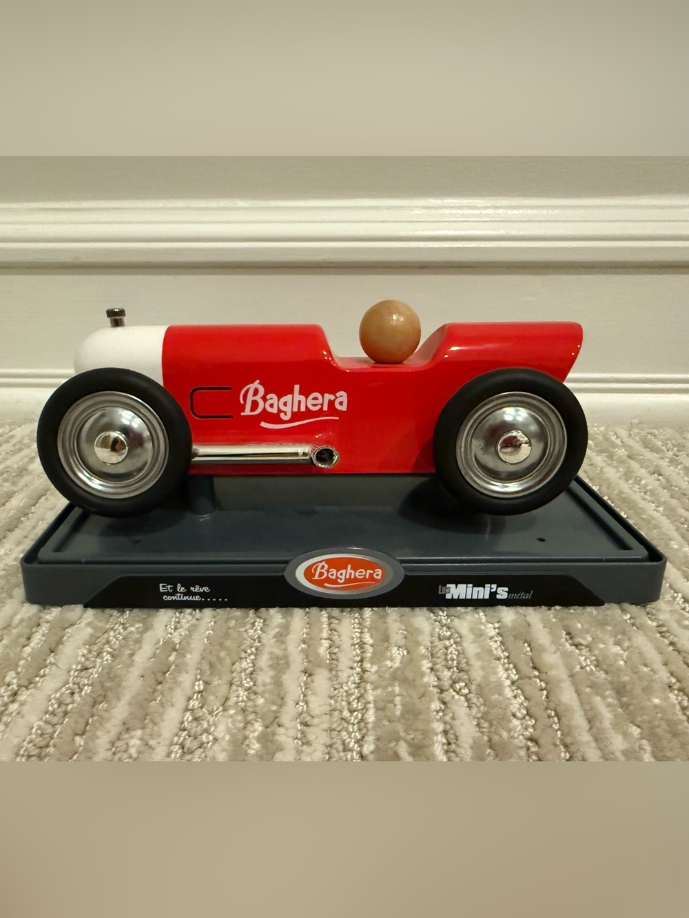 Baghera Mini Thunder Red metal toy car